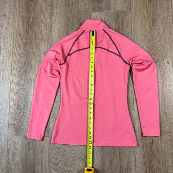 Under Armour ColdGear Pink 1/4 Zip Pullover Semi Fitted Women’s Small - Picture 9 of 9